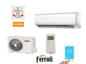 APARAT AER 2 ferroli Pachet Montaj - Aer Conditionat FERROLI GIADA S 18.000 BTU cu Montaj si Accesorii incluse (Valabil pentru Dej + 40km)