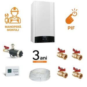Pachet Montaj Centrala Ariston Genus One+ 24 kW si PIF