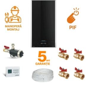 Pachet Montaj Centrala Ariston Alteas One+ Net 24 kW si PIF