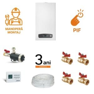 Pachet Montaj Centrala Ariston Cares S 24 21 kW  si PIF