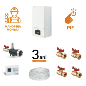 Pachet Montaj Centrala Motan Condens KPLUS 24 kW si PIF