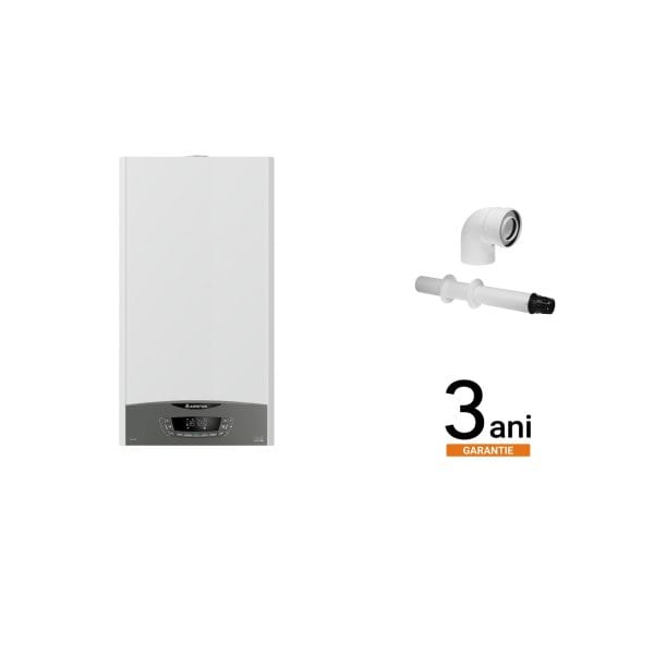 centrala ariston clas one wifi Pachet Montaj Centrala Ariston Clas One Wi-Fi 30 incalzire si ACM, Kit de evacuare inclus + Montaj + PIF (valabil pentru Dej+40Km)