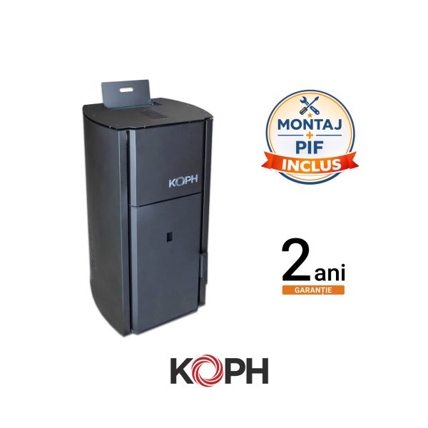Centrala pe peleti KOPH PM 30 kW + Montaj si PIF (valabil pentru Dej+40Km) (Suficient pentru ~200 mp)