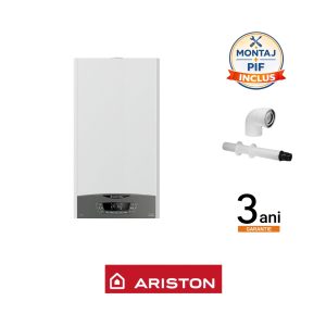 ariston c Pachet Montaj Centrala Termica Ariston CLAS ONE WI-FI 30, 30 kW, Condensare, Wi-Fi Integrat, Kit Evacuare + Montaj + PIF (valabil pentru Dej+40Km)