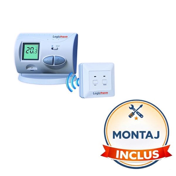 lkl Termostat wireless Logictherm C3RF + Montaj (valabil pentru Dej+40Km)