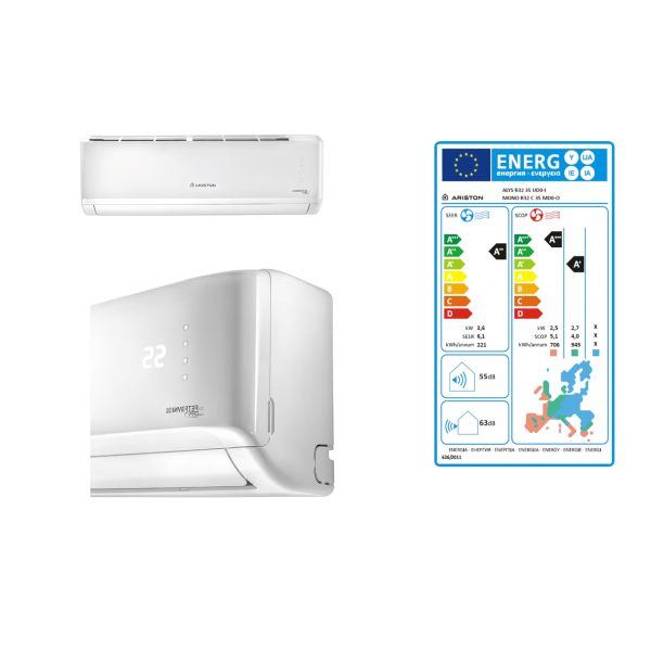 poza 2 ac Pachet Montaj Aer Conditionat Ariston ALYS R32 35, 12000 BTU, Inverter, Clasa A++, R32 + Accesorii + Montaj profesional (valabil pentru Dej+40Km)